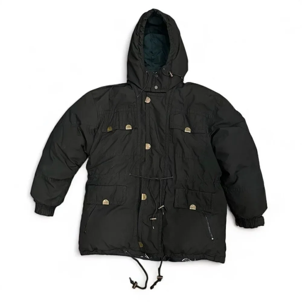 Vintage Triple F.A.T Goose Down Parka Winter Coat, Size L Adult Unisex.